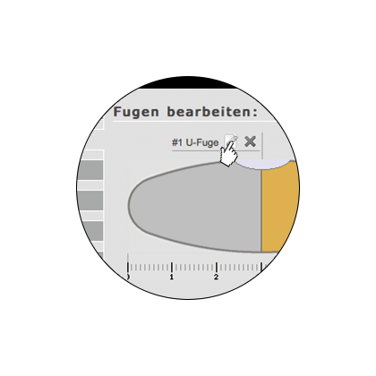 Des rainures éléments de design