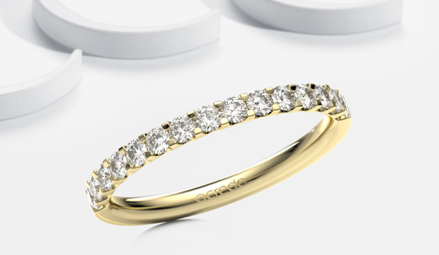 Exklusive Memoire-Ringe bis 0,25 ct pro Stein