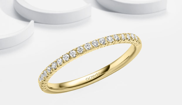 Slim Diamond Eternity Rings | acredo