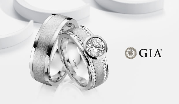 Eheringe & Trauringe mit Zertifikat | acredo